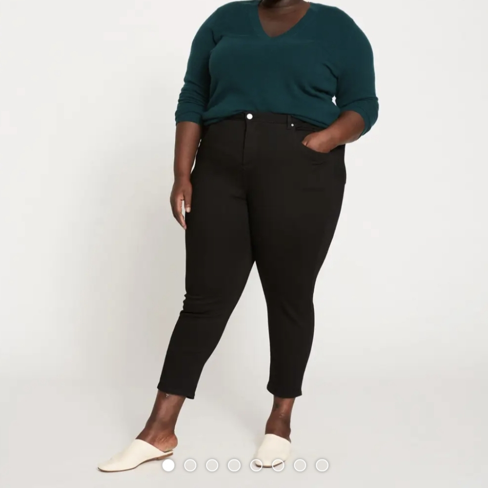 Universal Standard Seine High Rise Skinny Jeans 27 Inch - Black